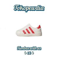 ราคา Adidas Originals AdiFOM Superstar Low Top Board Shoes White Red (24159280590)