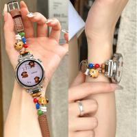 ราคา สําหรับ Garmin venu 3s/2s/vivoactive 6/VivoMove Trend/venu SQ2/Venu 2 plus สายนาฬิกาหนังแท้สุภาพสตรี (41561511241)