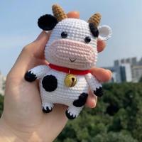 ราคา สินค้าใหม่พร้อมสต็อกจี้วัวขนาดเล็กทอมือทําเองราศีวัวราศีโครเชต์วัสดุกระเป๋าพวงกุญแจจี้ขนสัตว์20250926 (42871539675)