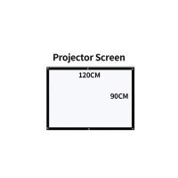 ราคา happy2get จอโปรเจคเตอร์ จอโปรเจคเตอร์ จอโปรเจคเตอร์ 4K ไม่ต้องเจาะ / ไม่ต้องติดตั้ง ตั้งพื้น ติดผนัง (29277407439)