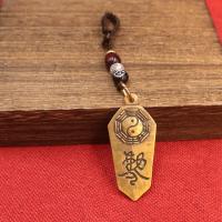 ราคา ทองเหลือง Tai Chi Gossip Token Noon Amulet Token พวงกุญแจรถจี้จี้ Peace Amulet เครื่องประดับ A250912 (27841440534)