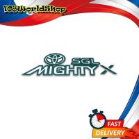 ราคา สติ๊กเกอร์ Sticker MIGHTY X SGL สี White, Black Hilux Mighty X Toyota 2, 4 ประตู ปี1988 - 1997 (7684476253)