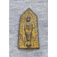 ราคา พระปางป่าเลไลย์ หลังลายผ้า เนื้อชินตะกั่วปิดทอง ไม่ทราบที่ (28022122597)