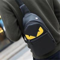 ราคา Fendi0 กระเป๋าคาดหน้าอกชายเวอร์ชั่นเกาหลีอินเทรนด์ไหล่เดียวหนังกระเป๋าMessengerลําลองนักเรียนผ้าใบก (27211806505)