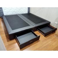 ราคา ฐานเตียงพร้อมลิ้นชักเก็บของมีสีหนังให้เลือกหลายแบบ (11850954542)