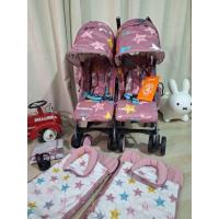 ราคา รถเข็นเด็กแฝดCosatto รุ่น Supa สภาพสวยใหม่เทียบมือ1ได้ครบชุด (42110929203)