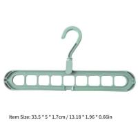 ราคา GANTUNGAN Magic Hanger Instant 9 in 1 / Magic ไม้แขวนเสื้อ 9 หลุม (40620763366)