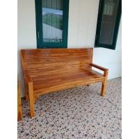 ราคา ม้านั่งยาวหัวเหลี่ยมทึบ 55*150ซม.โซฟานอน โซฟาไม้สัก เก้าอี้พิงยาว เก้าอี้ไม้ราคาถูก (29620350575)