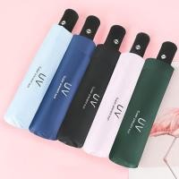 ราคา พร้อมส่ง พับ 3 ตอน ร่มกันฝน ร่มกันแดด ร่มกันยูวี ร่มพับได้ ร่ม uv Umbrella คุณภาพดีราคาถูก (29285847225)