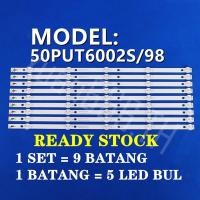 ราคา แถบไฟ |ใหม่ แบ็คไลท์ทีวี LED 50 นิ้ว 50PUT6002S 98 PHILIPS Lampu TV 50PUT6002 50PUT6002S 1 ชุด (23560794997)