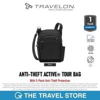 ราคา Travelon ANTI-THEFT ACTIVE® TOUR BAG (43124-500) - Black กระเป๋าสะพายข้าง ผู้หญิง สุภาพสตรี (28413435312)