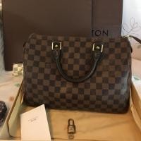 ราคา กระเป๋าหลุยส์ แท้ Louis Vuitton Speedy 30 แท้ ปี 12 (1030214224)