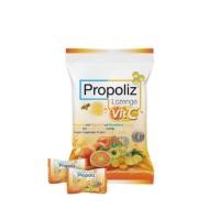 ราคา Propoliz Lozenge Vit C โพรโพลิซ ชนิดเม็ดอม วิตซี ลูกอมชุ่มคอ (27480762456)