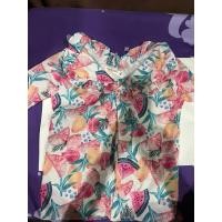 ราคา เสื้อมือลายแตงโมลาดดอกสีพื้น (25710857930)