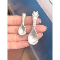 ราคา ช้อนเงินมาตรฐาน999เป็นของขวัญสําหรับเด็กหรือขูดลมเพื่อเอาชนะหัวมังกร (40118842242)