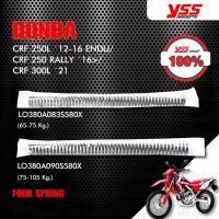 ราคา YSS สปริงโช๊คหน้า Linear Fork Spring for Honda CRF250L '12-'16 Enduro, CRF250 Rally '16> , CRF300L '21 (14284697260)