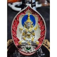 ราคา พระแก้วมรกต พุทธศิลป์เวนไตย เนื้อเงิน ลงยาราชาวดีแดง หลวงพ่อพัฒน์ วัดห้วยด้วน (28280166931)