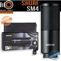 ราคา Shure SM4 *ของแท้รับประกัน 1ปี* Large-Diaphragm Cardioid Condenser Microphone, ไมค์คอนเดนเซอร์ (27682878150)