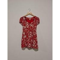 ราคา Forever21 เดรสลายดอกไม้ สีแดง Size S (29572157003)