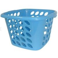 ราคา ตะกร้าผ้า สี่เหลี่ยม ทรงเตี้ย สีฟ้า (1758034325)