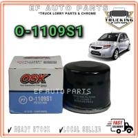 ราคา OSK O-1109S1 กรองน้ํามันเครื่อง PROTON SAVVY O 1109S1 (8200257642) ไส้กรอง MINYAK SAVVY O 1109S1 PROTON SAVVY EF อะไหล่รถยนต์ (43714903213)
