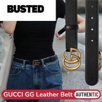ราคา ของแท้ 100%กุชชี่ Gucci GG Leather Belt 2cm & 3cm เข็มขัดผู้หญิงของแท้ 100% (43521920788)