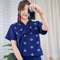 ราคา ผ้าไทย ผ้าฝ้าย เสื้อพื้นเมือง เสื้อคลุม (1617101659)