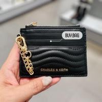 ราคา CHARLES & KEITH (ใช้โค้ดลด30% ) CK6-50840458-1 กระเป๋าใส่บัตร card holder ของแท้จากช็อป100% (12560993428)