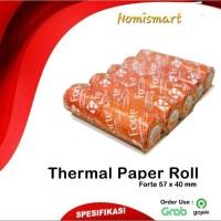 ราคา กระดาษใบเสร็จความร้อน / กระดาษเทอร์มอลโรล 57 x 40 Forte (28342030578)