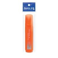 ราคา ปากกาเน้นข้อความ Double A DA Flat ส้มสว่าง (26154865841)