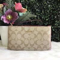 ราคา Coach Large Wristlet In Signature Canvas F58695 IMP4J (2905199675)