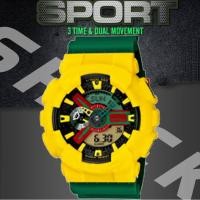 ราคา (สิงค้าขายดี)รุ่นฮิต สายแฟชั่น นาฬิกาผู้ชาย สีดำ หน้าปัดดิจิตอล สายเรซิ่น พร้อมส่ง รับประกัน 1 ปี รุ่น GA-110RF-9A (42660032042)