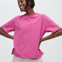ราคา ของใหม่ ! ป้ายห้อย Uniqlo Airism เสื้อยืดสวมใส่สบาย ทรงหลวม สีชมพูสดใส (25405798400)