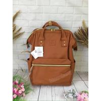 ราคา ANELLO รุ่น Pu Leather Square Regular สี Camel ของแท้ (86714954)