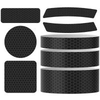 ราคา [สติ๊กเกอร์สะท้อนแสงท้ายรถ] สติ๊กเกอร์สะท้อนแสงสีดํา สติ๊กเกอร์ติดรถ ตกแต่งมอเตอร์ไซค์ รถยนต์ไฟฟ้า สติ๊กเกอร์ติดรถยนต์ กล่องท้าย รอยขีดข่วนคิ้ว (18073249880)