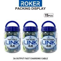 ราคา ROKER LINK V8 / MICRO / TYPE C / IPH XS / IOS RK-CRC51 DATA CABLE (44371492690)