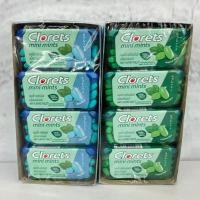 ราคา Clorets mini mints คลอเร็ท เคลียร์มินต์ (เม็ดอมกลิ่นมินต์) นำ้หนักสุทธิ 12 กรัม x 12 กล่อง (40105253252)