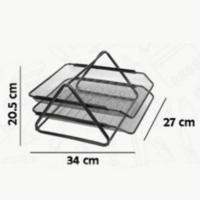 ราคา [Deli Atk] ถาดเอกสาร 2 ชั้น / ถาดเอกสาร / ชั้นวางเอกสาร 2 ชั้น (42022031251)