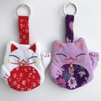 ราคา ที่ใส่กุญแจ แมวกวัก ผ้าญี่ปุ่น (2579010146)