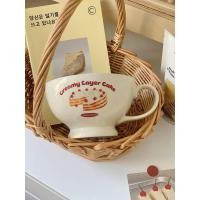 ราคา แก้วมัคทรงปากกว้าง☕ สีออกครีมๆ มีสกรีนรูปเค้กแบบคมชัดระดับถ่ายทอดสดฟุตบอลโลกอาย (21164985173)