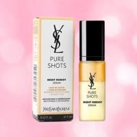 ราคา YSL PURE SHOTS NIGHT REBOOT SERUM 7 ML. ของแท้100% king power (42651320239)