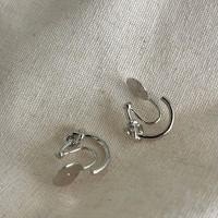 ราคา ต่างหูหนีบแป้นขดลวด ไม่ต้องเจาะหู รุ่นcasey สีเงิน (24943035519)