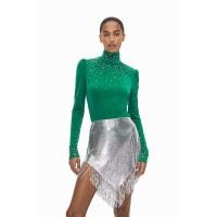 ราคา H&M(เอชแอนด์เอ็ม) เสื้อผ้ายืดงานประดับ ผู้หญิง 1193021_1 (27274957386)