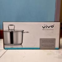 ราคา หม้อสแตนเลสพร้อมฝา ขนาด 20 เซนติเมตร Vivo Villeroy & Boch Group / High casserole 20 cm (with lid) (41601421758)