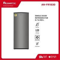 ราคา (NEW 2025) Aconatic ตู้เย็น 1 ประตู 6.7Q รุ่น AN-FR1830 สี Grey ระบบ Semi Auto Defrost ชั้นวางกระจกนิรภัย (41119707290)