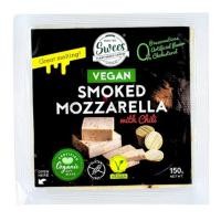 ราคา สวีส ชีสวีแกน มอซซาเรลล่าผสมพริก แบบก้อน 150 กรัม - Plant Based Smoked Mozzarella with Chili Block 150g Swees brand (40258553602)