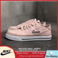 ราคา ของแท้ Nike COURT LEGACY รองเท้าผ้าใบแฟชั่นสำหรับผู้ชาย รองเท้าลำลองระบายอากาศที่สะดวกสบาย - สีชมพู (18222250753)