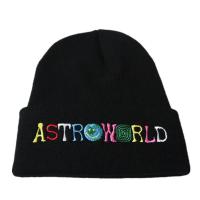 ราคา ใหม่ถักหมวกเย็บปักถักร้อย Astroworld Ski Warm Winter Unisex Travis Scotts ski Skullies & Beanie (40964373071)