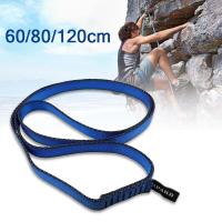 ราคา 60/80/120 ซม.สลิงปีนเขาความปลอดภัย Webbing Rock Climbing Sepi ปีนเขาเชือก Fall Protection สําหรับกลางแจ้ง Rock Climbing Mountaineering (40914678122)