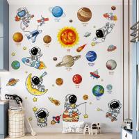 ราคา สติกเกอร์ติดผนัง ลายการ์ตูนนักบินอวกาศ สําหรับตกแต่งห้องนอนเด็ก ห้องนั่งเล่น (4851590534)